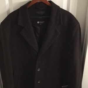 Smith & Barnes Brown Wool Over Coat